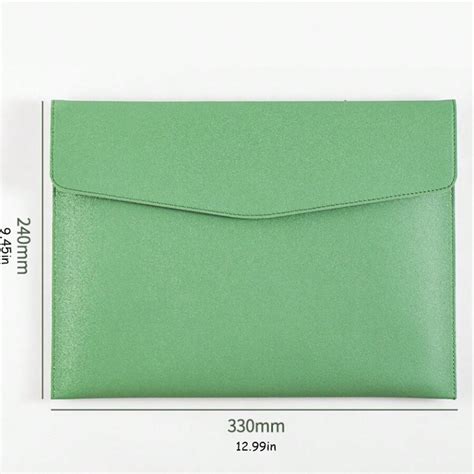 1pc PU Leather A4 File Folder Document Holder Waterproof Portfolio ...