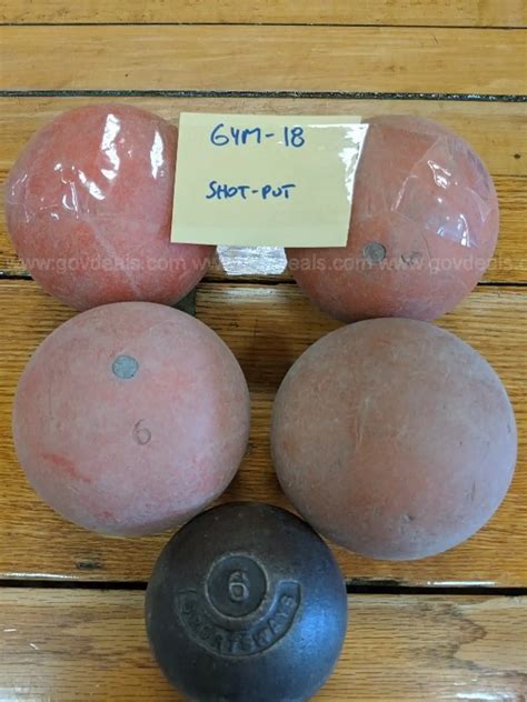 Shot put balls, Gym-18 | GovDeals