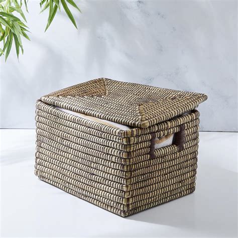 Home Centre Wilton Reed Seagrass Storage Basket : Amazon.in: Home & Kitchen