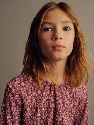 Mango Kids' Sonia Fluted Sleeve Blouse, Dark Red