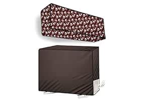 Stylista split ac cover set of indoor and outdoor unit Compatible for 1 ...