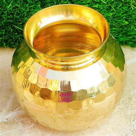 Brass Diamond Lota, Karwachauth Lota, Serving Lota, Wedding Lota, Puja ...