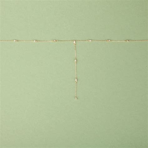 avec Set Pavé Y-Drop Necklace at Dry Goods