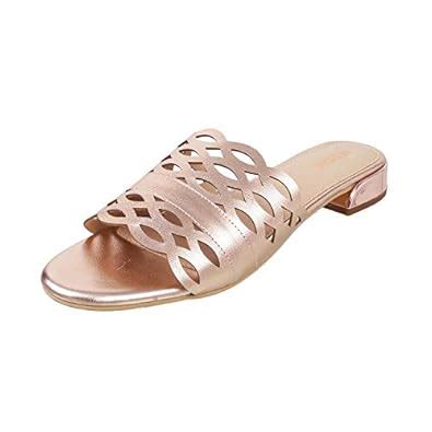 Buy Mochi Women Chikoo Synthetic Mules (41-3666-22-38) Size (5 UK/India ...