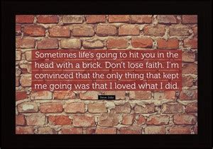 Dont Lose Faith Steve Jobs Motivational Quote Framed Poster Paper Print ...