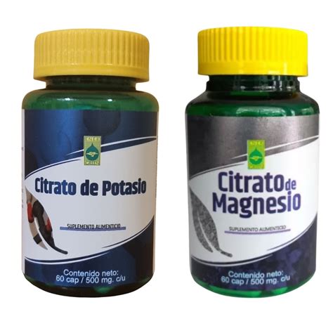 Paquete Citrato de Potasio y Magnesio - Aprovecha la oferta!