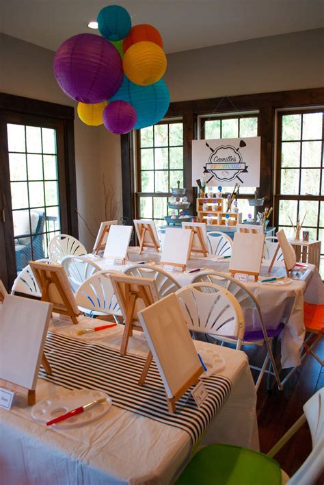 Art Birthday Party Ideas | Photo 1 of 13 | Catch My Party