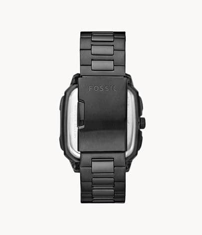 FOSSIL Inscription Automatic Black Stainless Steel Watch ME3238