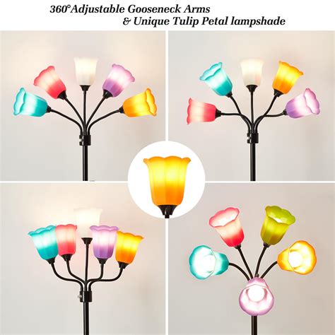 Multi Head Floor Lamp Tulip Tulip Floor Lamp Hollywood Regency Etsy