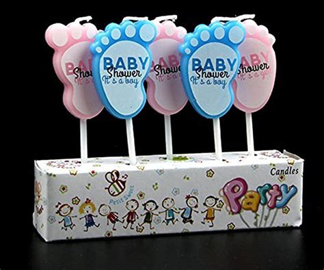 Party Propz Baby Shower Candles for Decoration - Pack of 5 Pcs Foot ...