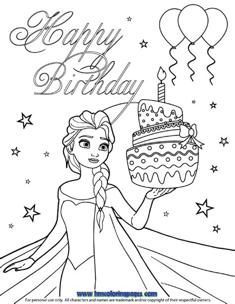 Frozen Themed Coloring Pages