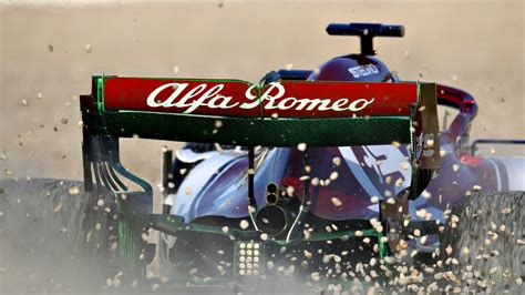 Kimi Raikkonen starts Alfa Romeo stint with a bump in F1 Testing | F1 ...