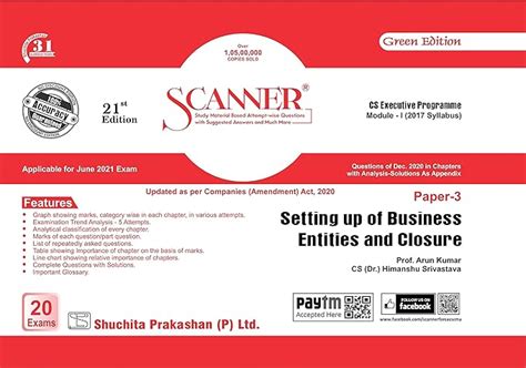 Scanner CS Executive Programme Module-I (2017 Syllabus) Paper-3 Setting ...