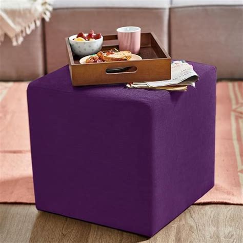 FURNY Bed Puffy 12x12 in Fantastic Purplish Color for Bed : Amazon.in ...