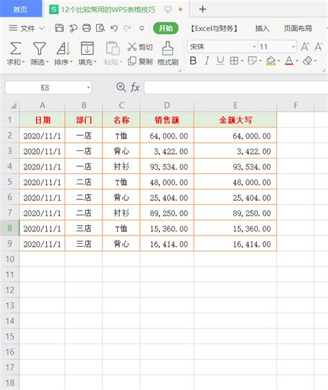 12个比较常用的WPS表格技巧，带你深入学习WPS