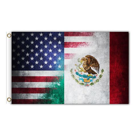 Cool Mexican American Flag
