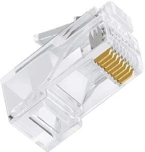 KR CABLES 50pcs RJ45 Connectors Modular 8 Pin Network Cable Plugs RJ-45 ...