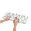 Ant Esports MK1300 V2 60% Mechanical Red Switches Gaming Keyboard - Wh ...