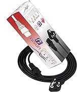 Dahsha Power Cord 1.5M Replacement Power Cable, IEC Computer Mains ...