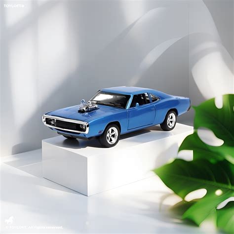 Blue - 1970 Dodge Charger Diecast Car Metal Model – Fast & Furious 7 ...