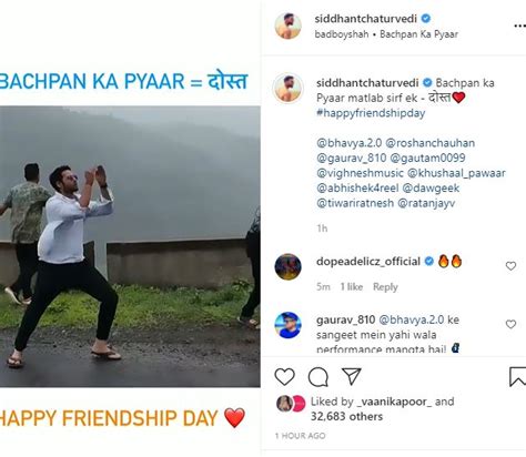 Siddhant Chaturvedi shares hilarious Friendship Day post, grooves on ...