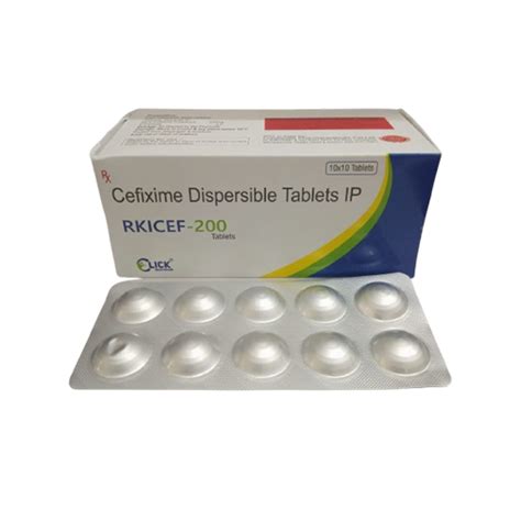 RKICEF-200 Cefixime 200mg DT - Click Healthcare Antibiotic
