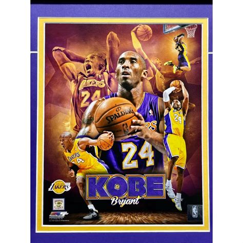 Kobe Bryant Final Lakers Game Confetti & Final Season Ticket Collage ...