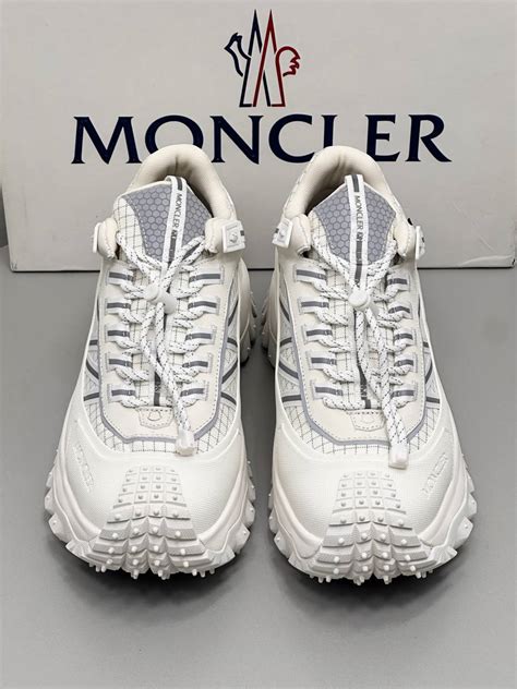Moncler erkek ayakkabi Reflektor Detayli Yeni Sezon Beyaz
