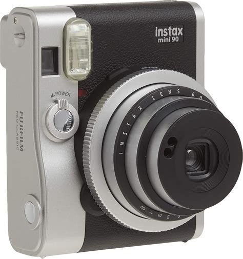 Fujifilm Instax Mini 90 Neo Classic Instant Film Camera, Silver/Black ...