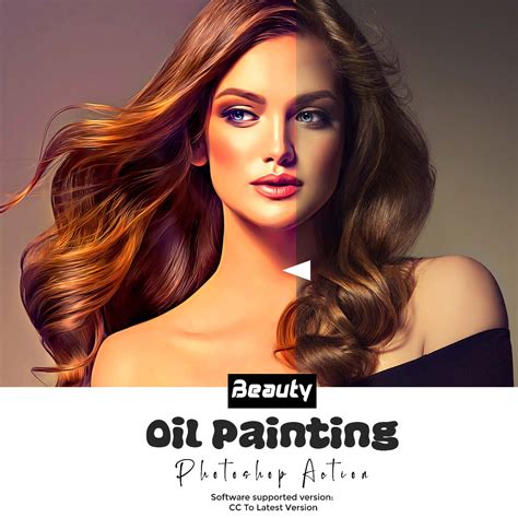 Beauty Oil Painting Photoshop Action - MasterBundles