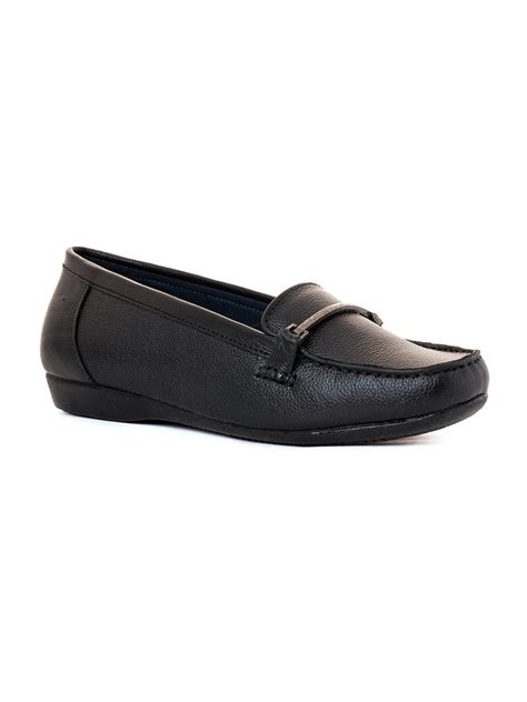 Buy Khadim Sharon Leather Horsebit Loafers Casual Shoe for Women Online ...