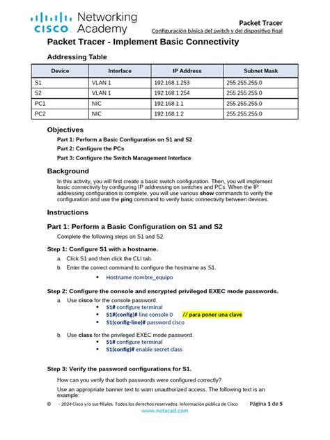 Image result for Packet Tracer Basic Switch Configuration
