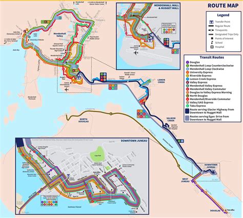 Juneau city bus routes
