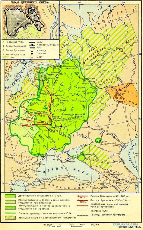 Карта древней руси 9 века - 96 фото