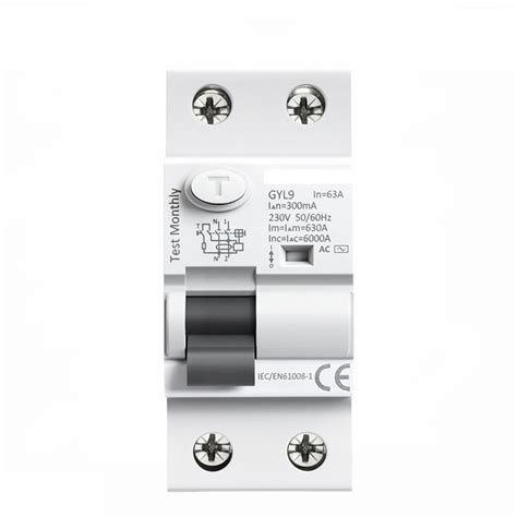 Buy ZAAHH Circuit Breaker Gyl9 ac Type RCCB Electromagnetic Residual ...