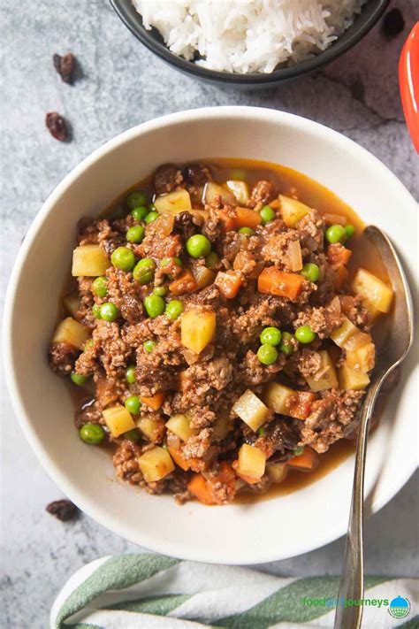 Filipino Picadillo - Food and Journeys | Picadillo recipe, Beef ...
