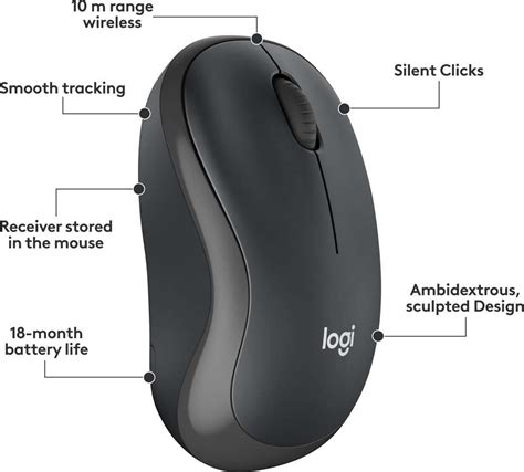 Logitech MK295 Silent Wireless Mouse & Keyboard Combo with SilentTouch ...