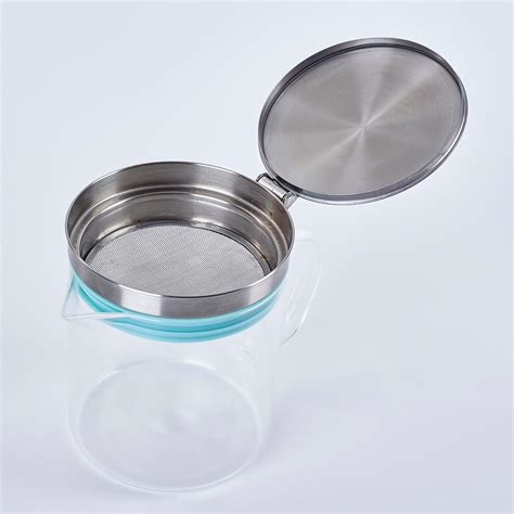 Buy Pamolive Vita Glass Oil Container with Strainer - 500ml from Home ...