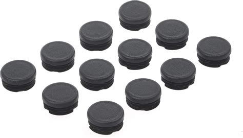 Buy 12Pcs 34" Inch Round Plastic Plug, End Caps for Tubing Pipe with OD ...