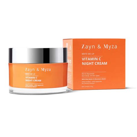 ZM Zayn & Myza Vitamin C Night Cream, Brightens Skin for All Skin Types ...