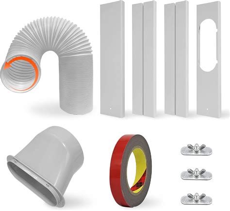 Amazon.com: Portable Air Conditioner Window Vent Kit with 59" Hose ...
