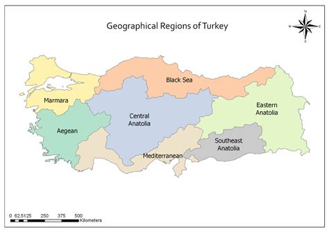 Turkey Simple Political Map