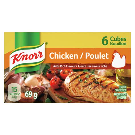 Knorr Bouillon Cubes Chicken for rich deep chicken flavour 69 g - Voilà ...