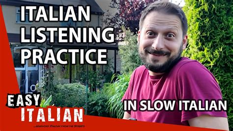 Slow Italian.... in the Garden! | Super Easy Italian 50 - YouTube