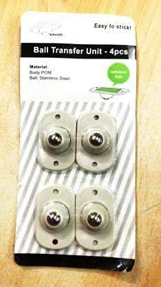 BONBURY Universal Swivel Casters Castor Steel Ball Wheel for Platform ...