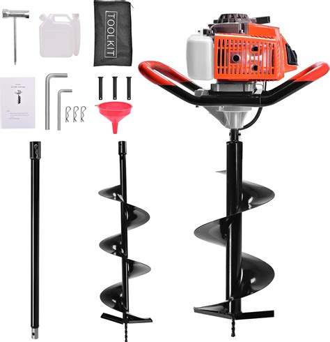 Amazon.com: 72CC Auger Post Hole Digger,2 Stroke Post Hole Auger Gas ...