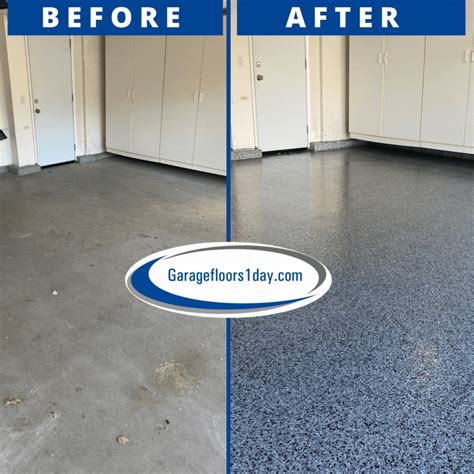 Epoxy Garage Floor Before And After How To DIY Epoxy Your Garage