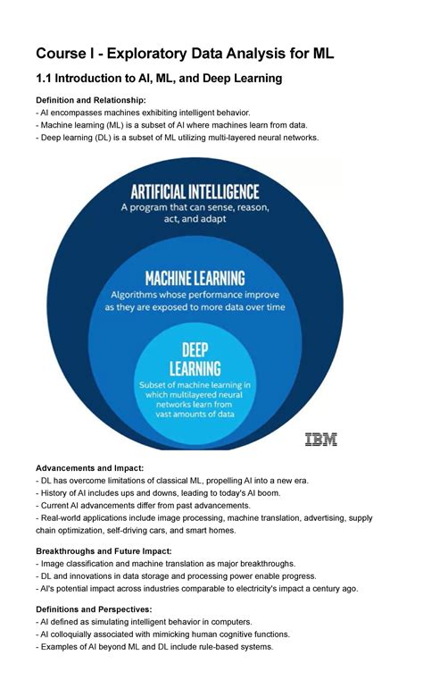 Course I - Exploratory Data Analysis for ML - Machine learning (ML) is ...