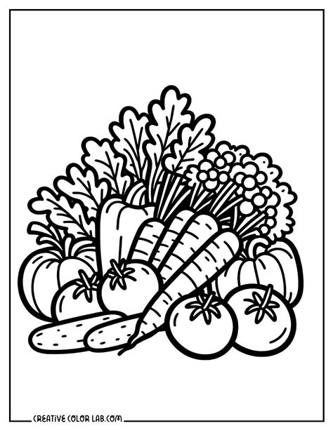 Printable Vegetable Garden Coloring Pages [2025]
