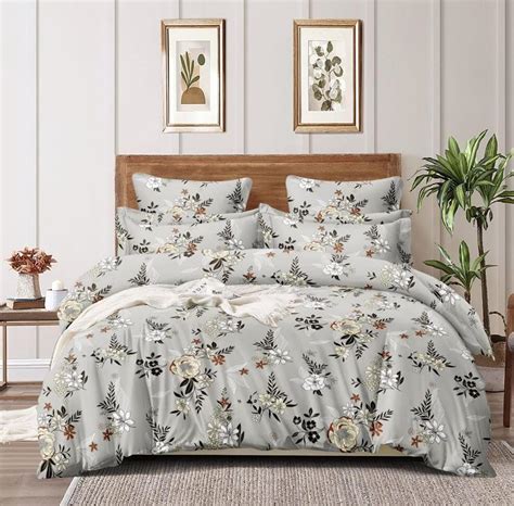 DECOR2ADMIRE 300 Thread Count Premium Cotton Queen Size Printed Double ...